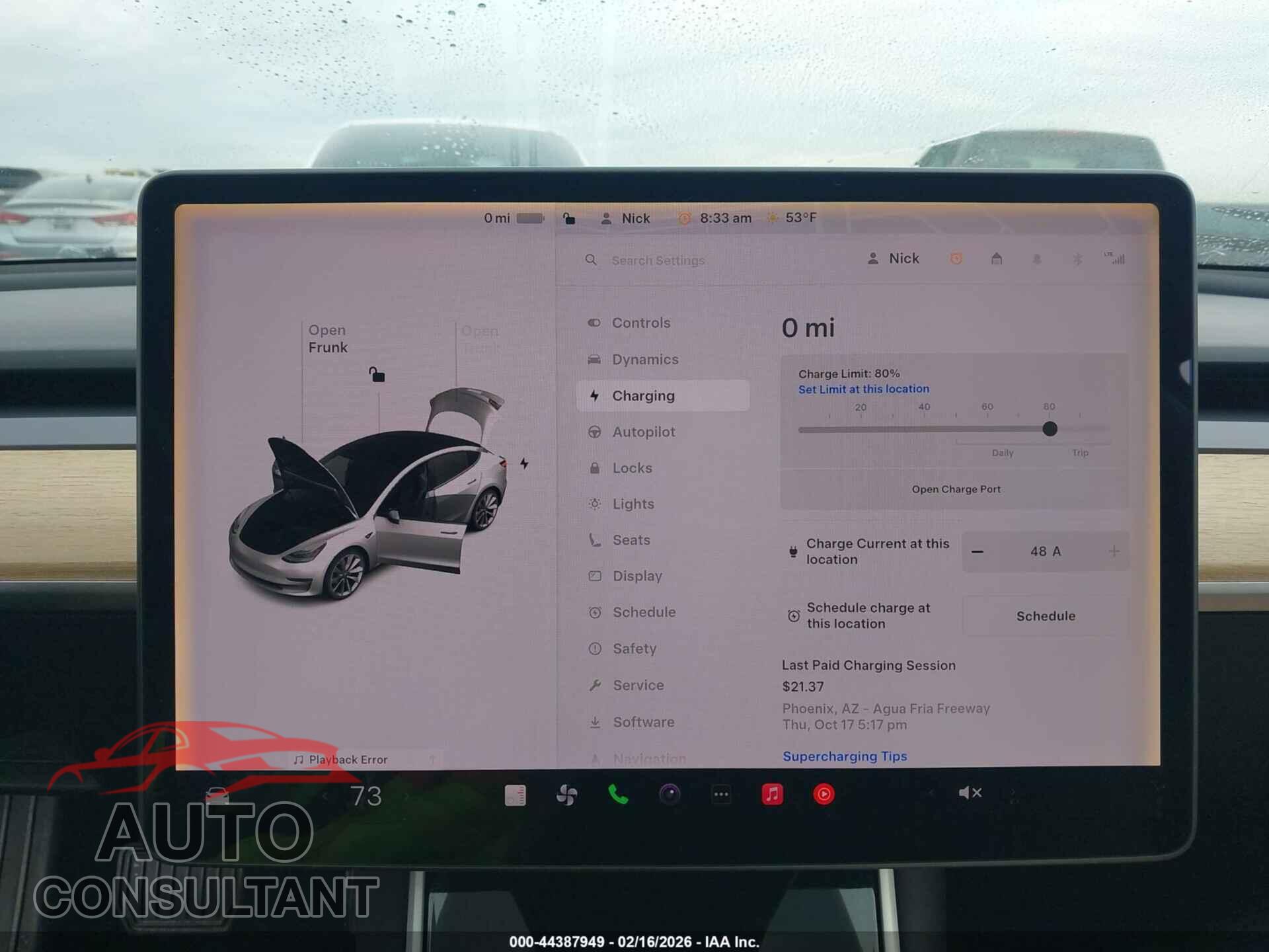 TESLA MODEL 3 2019 - 5YJ3E1EB9KF434128