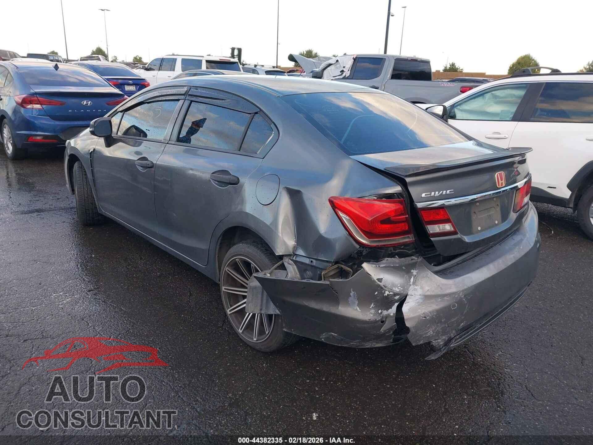 HONDA CIVIC 2013 - 19XFB2F57DE285070