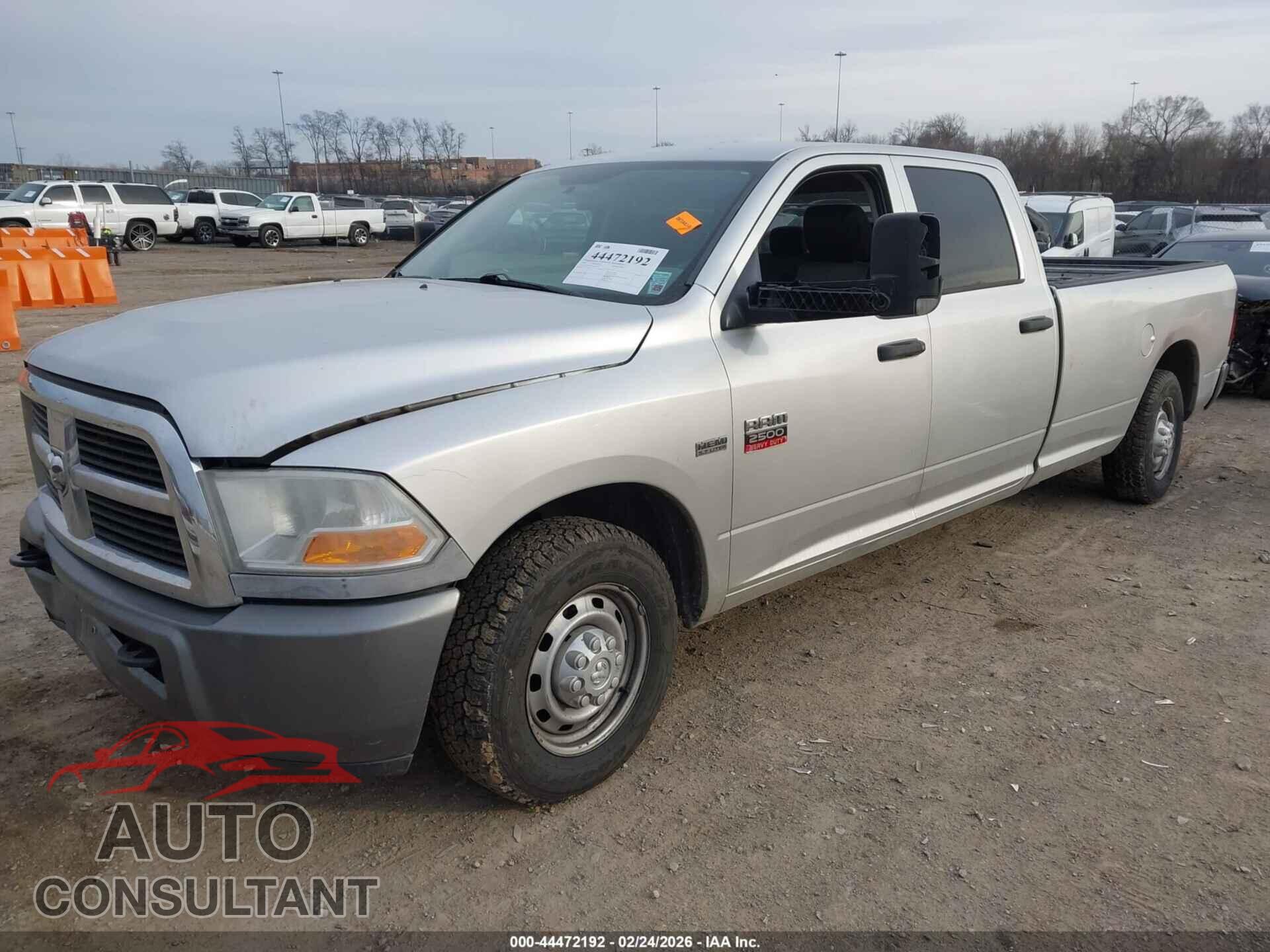 DODGE RAM 2500 2010 - 3D7TP2CT8AG149155