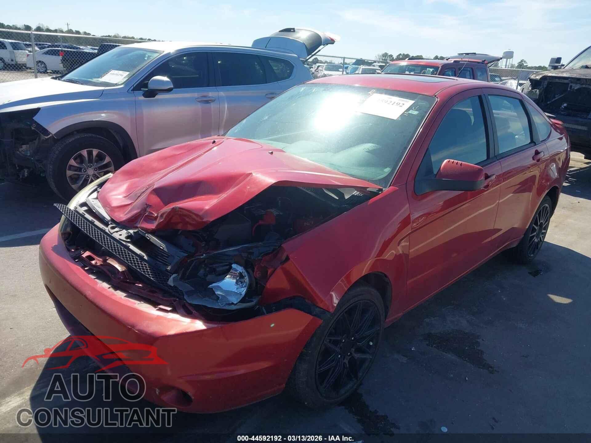 FORD FOCUS 2011 - 1FAHP3GN4BW143217
