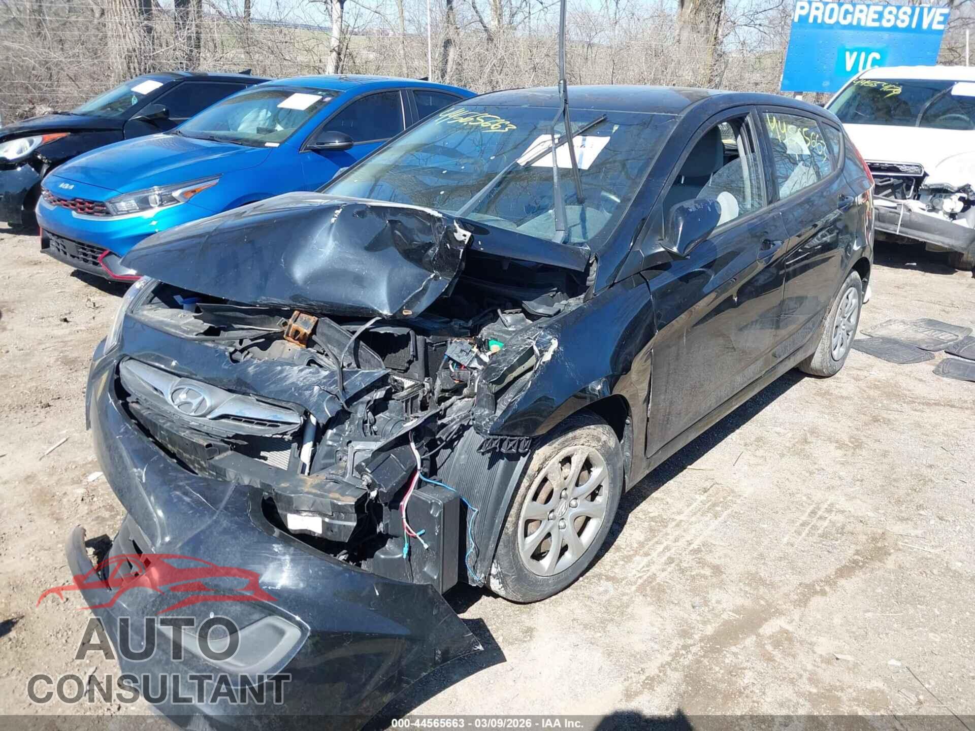 HYUNDAI ACCENT 2014 - KMHCT5AEXEU166775