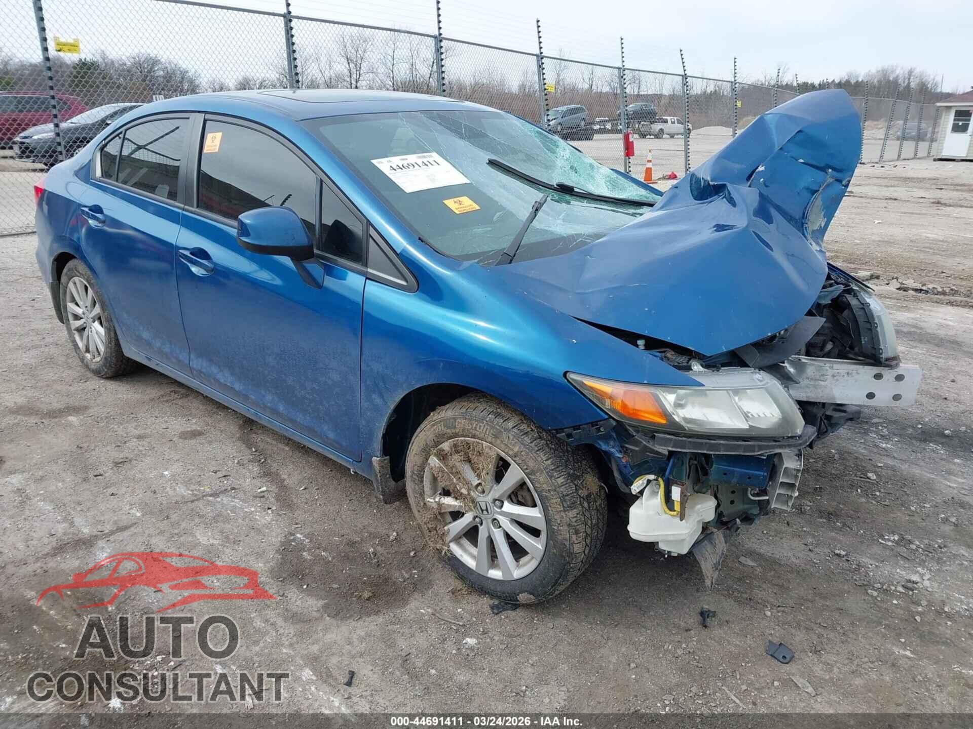 HONDA CIVIC 2012 - 19XFB2F92CE052120