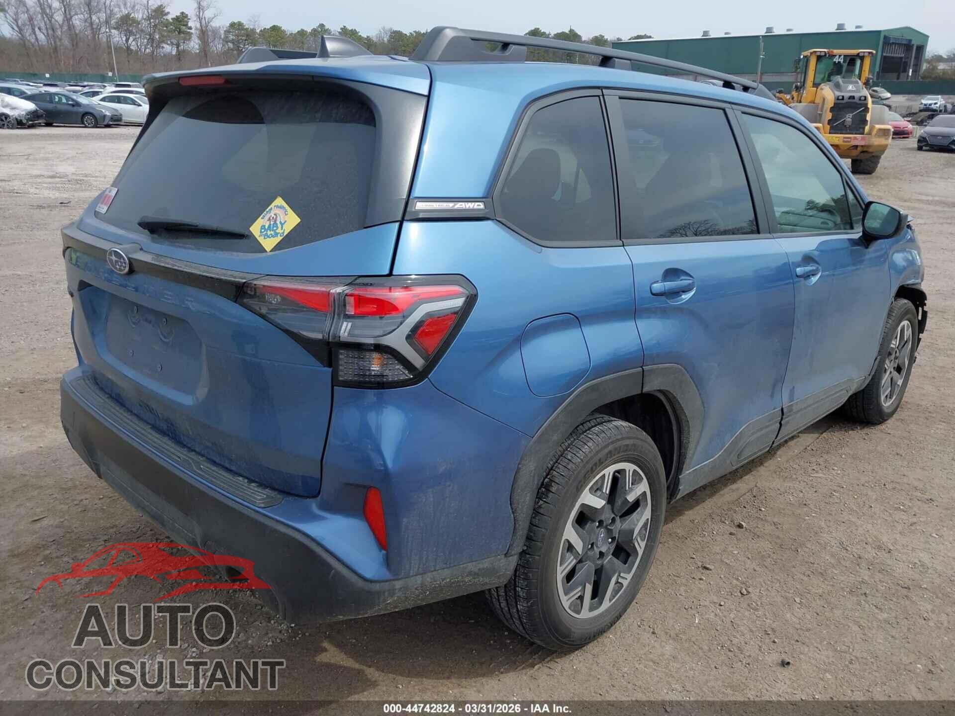 SUBARU FORESTER 2025 - JF2SLDDC9SH536737