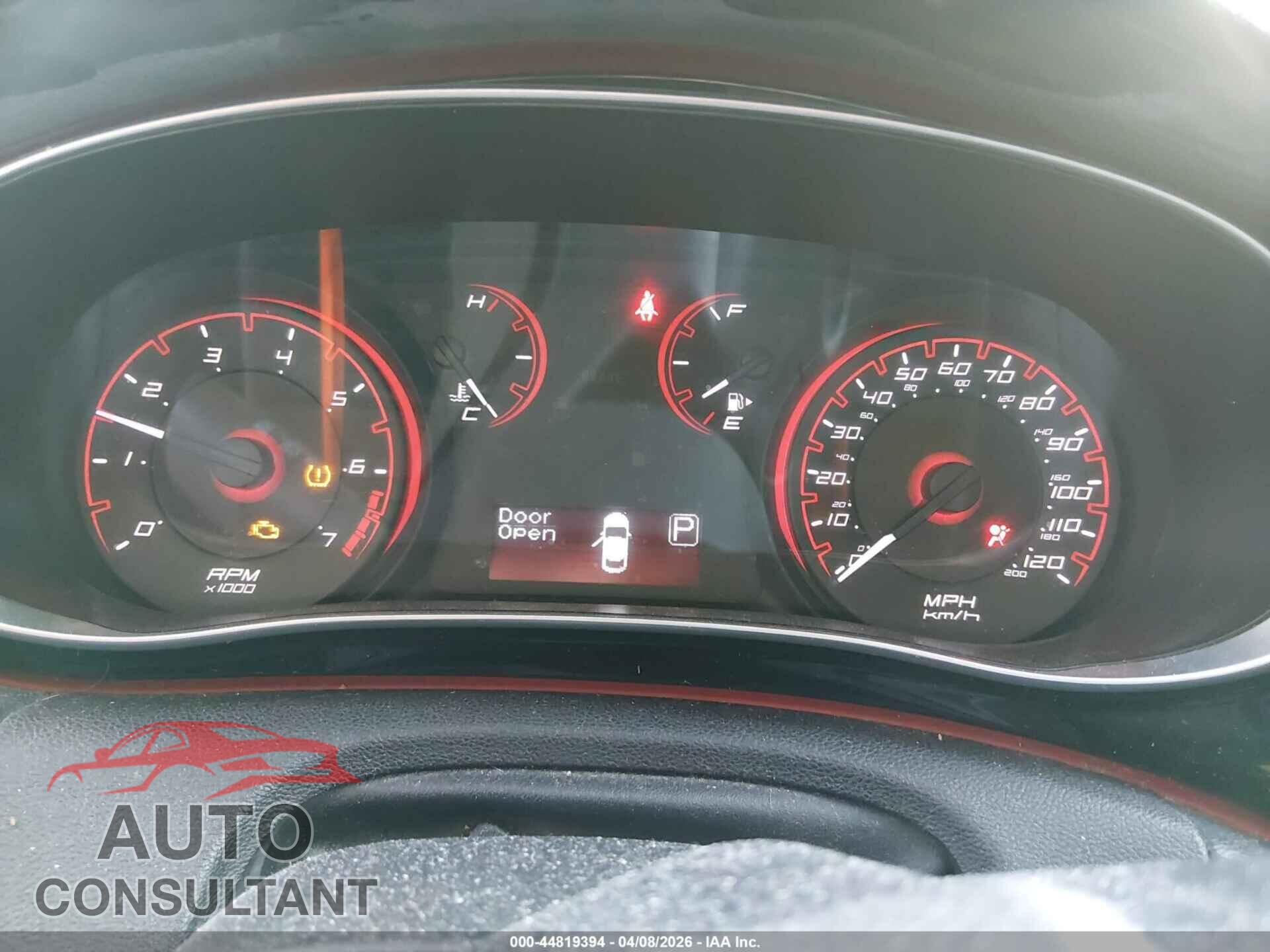 DODGE DART 2015 - 1C3CDFBB6FD352315