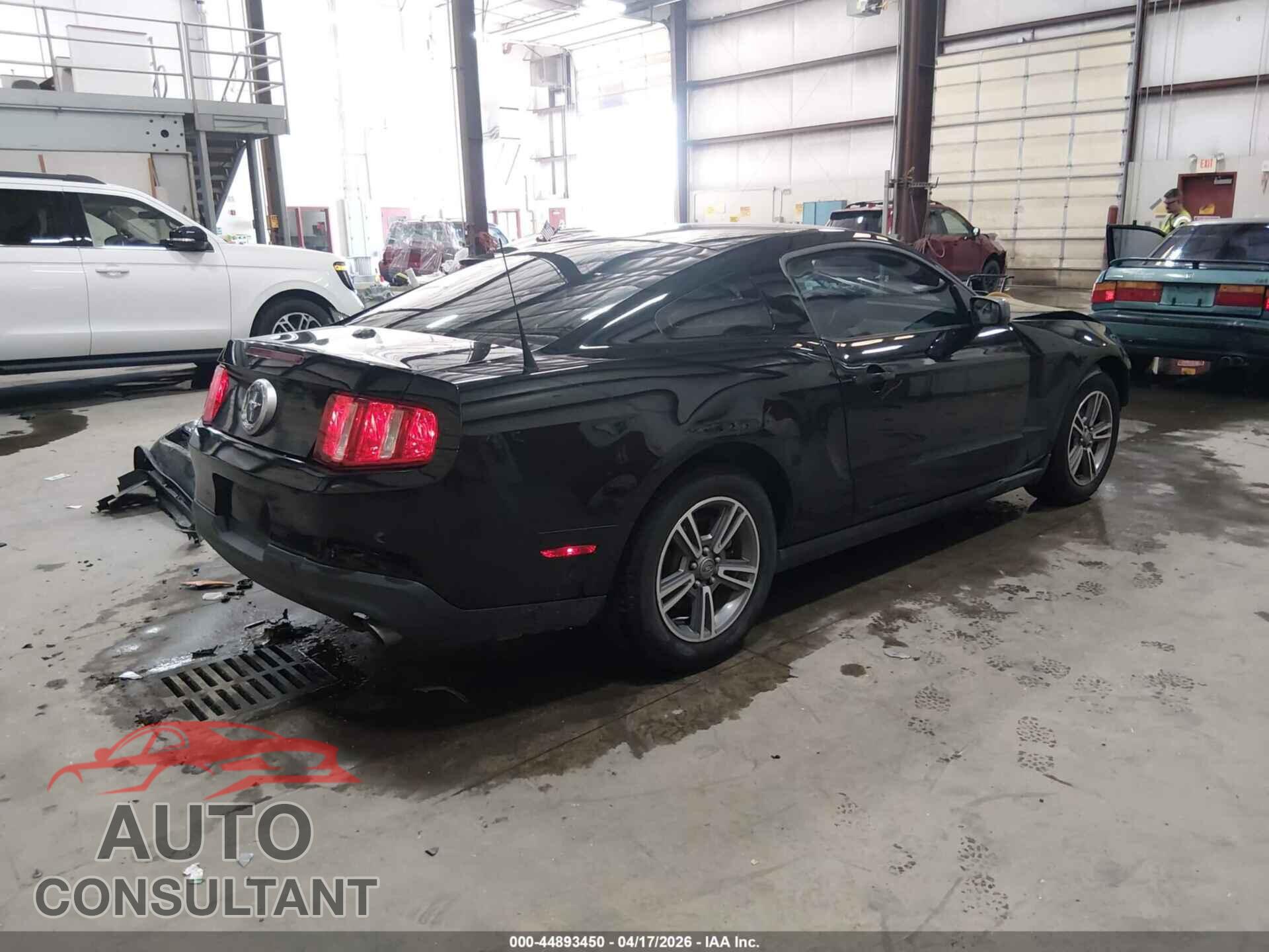 FORD MUSTANG 2012 - 1ZVBP8AM1C5272758