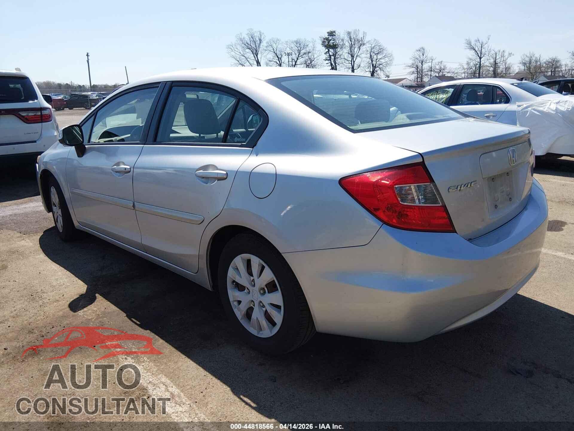 HONDA CIVIC 2012 - 2HGFB2F54CH523798