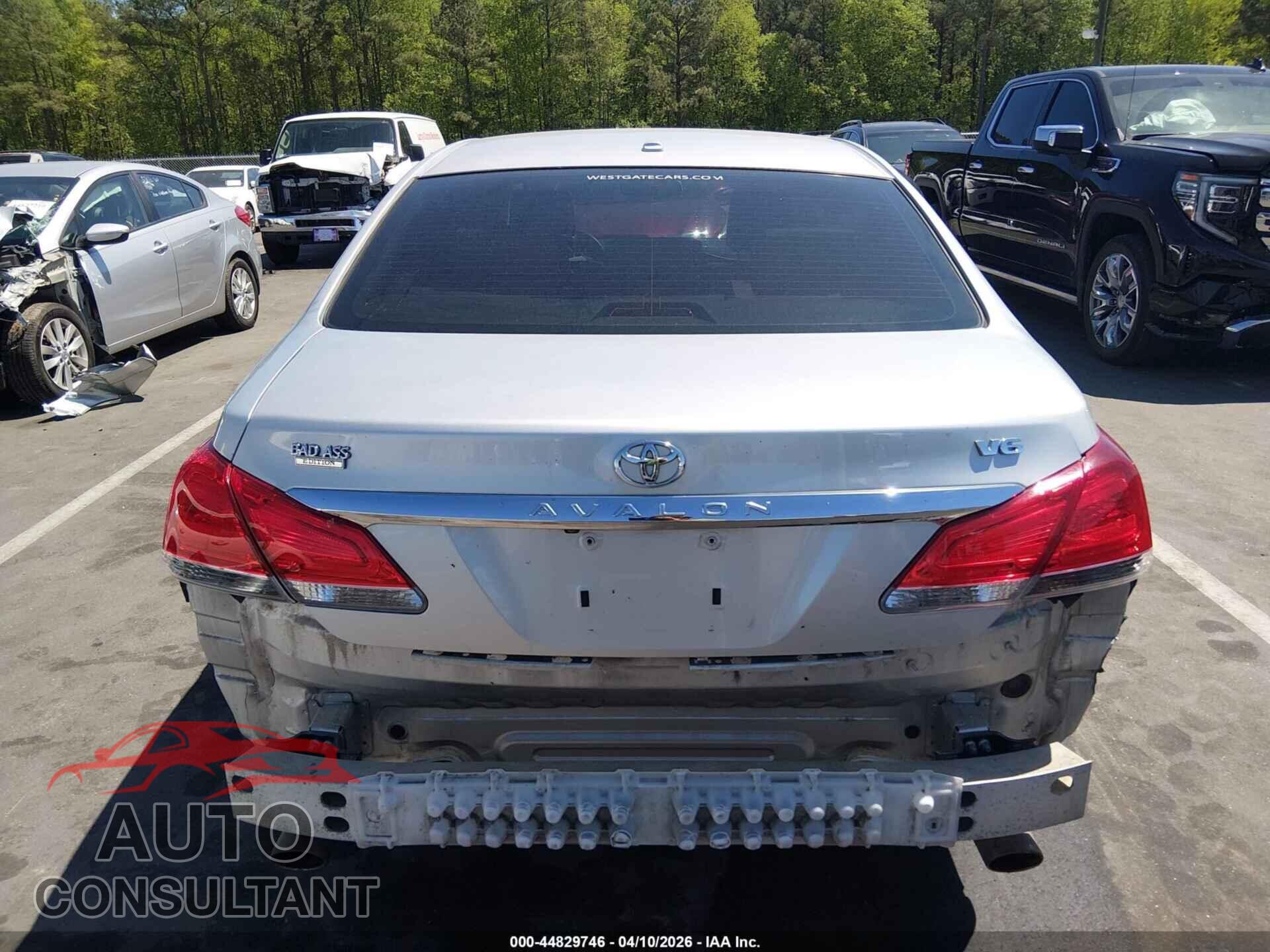 TOYOTA AVALON 2012 - 4T1BK3DB5CU451000