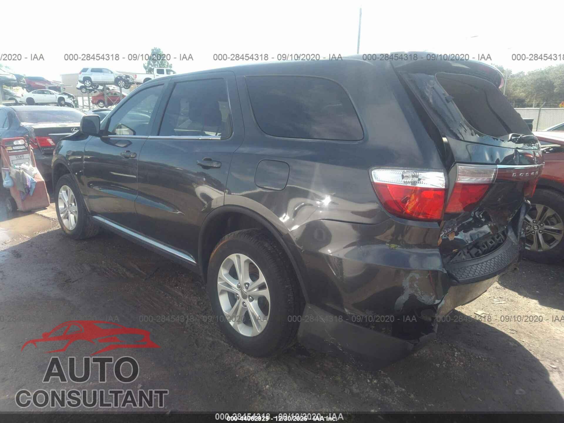 DODGE DURANGO 2011 - 1D4RD2GG8BC741656