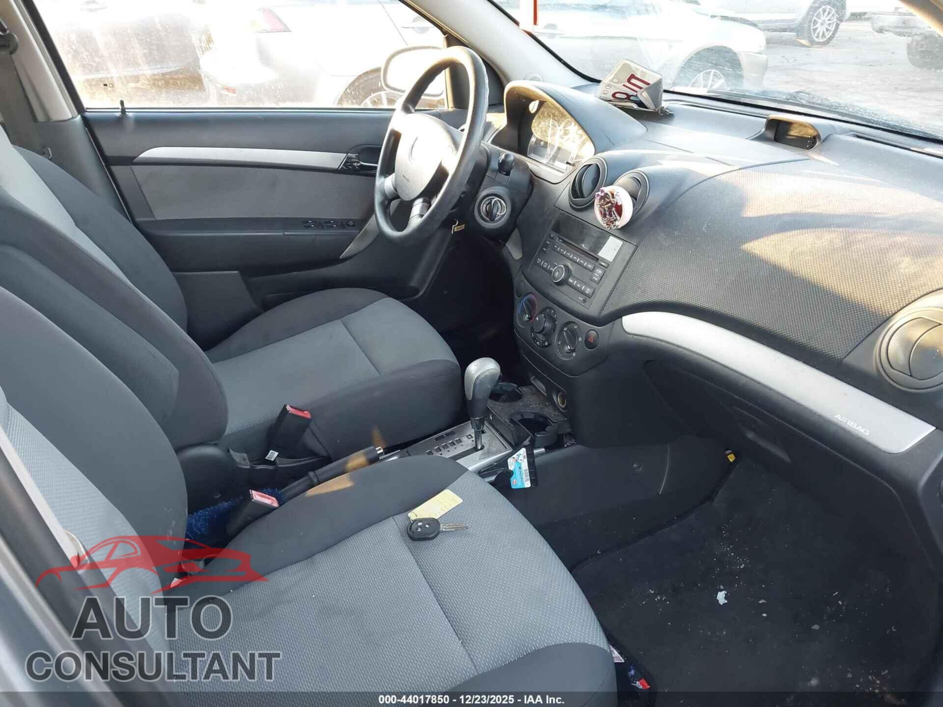 CHEVROLET AVEO 2011 - KL1TD6DE3BB131710