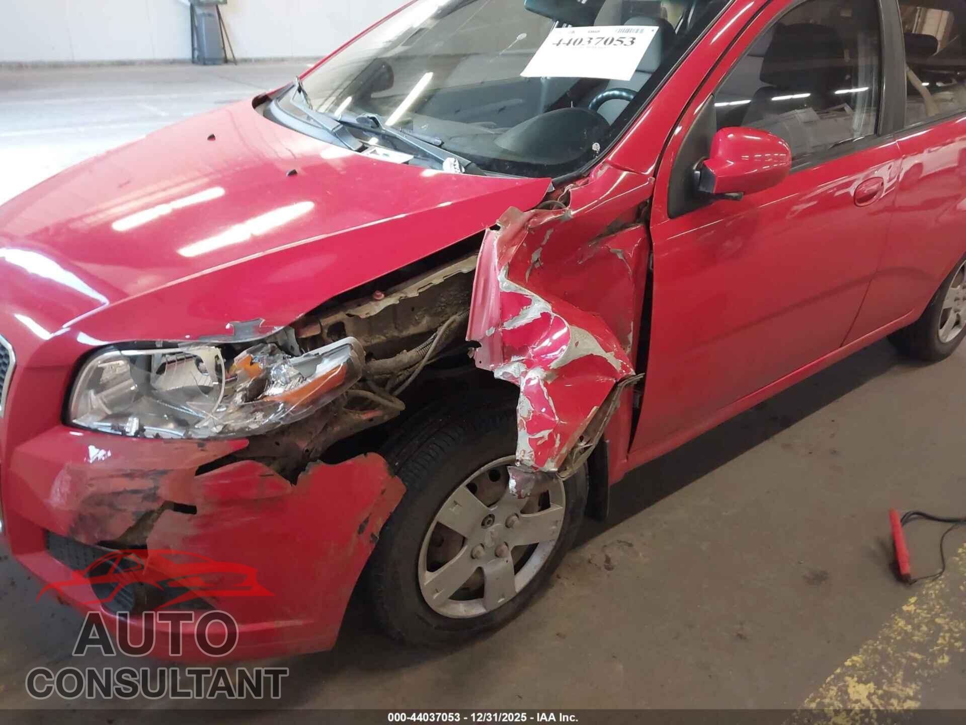 CHEVROLET AVEO 2010 - KL1TD6DE1AB064426