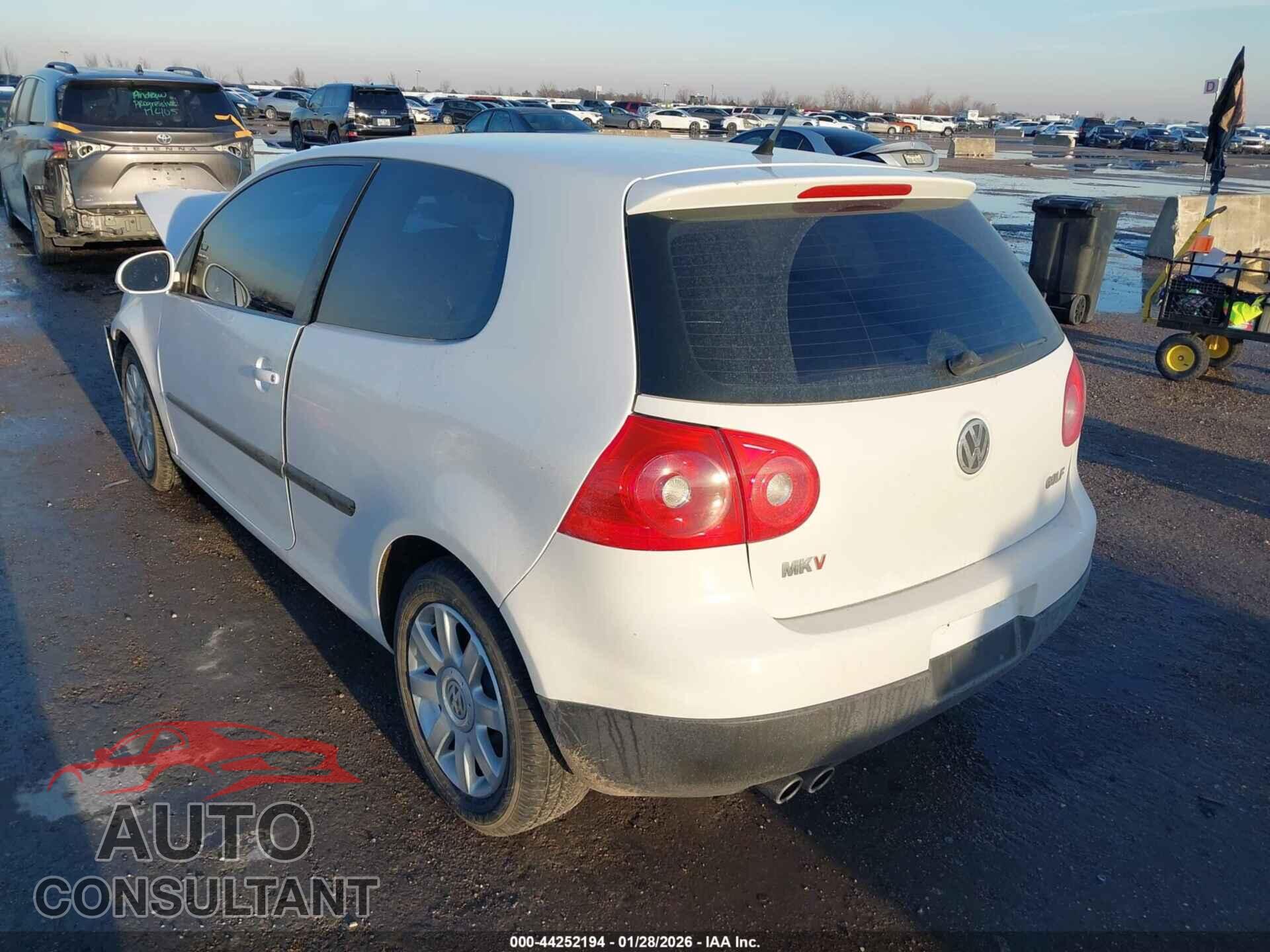 VOLKSWAGEN RABBIT 2009 - WVWBB71K39W077810