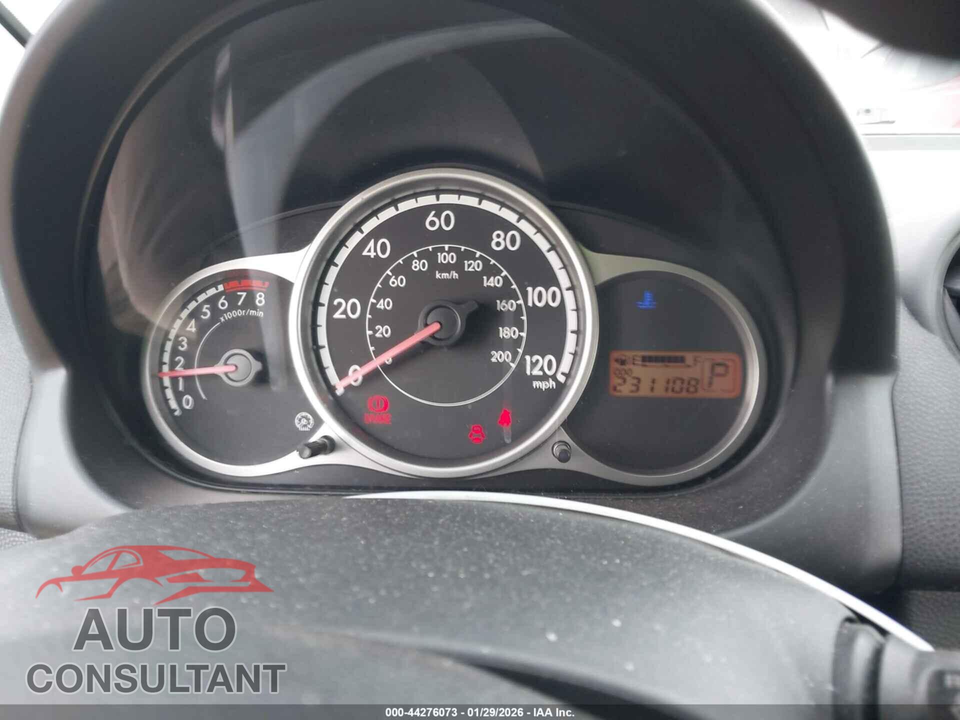 MAZDA MAZDA2 2011 - JM1DE1HY4B0126383