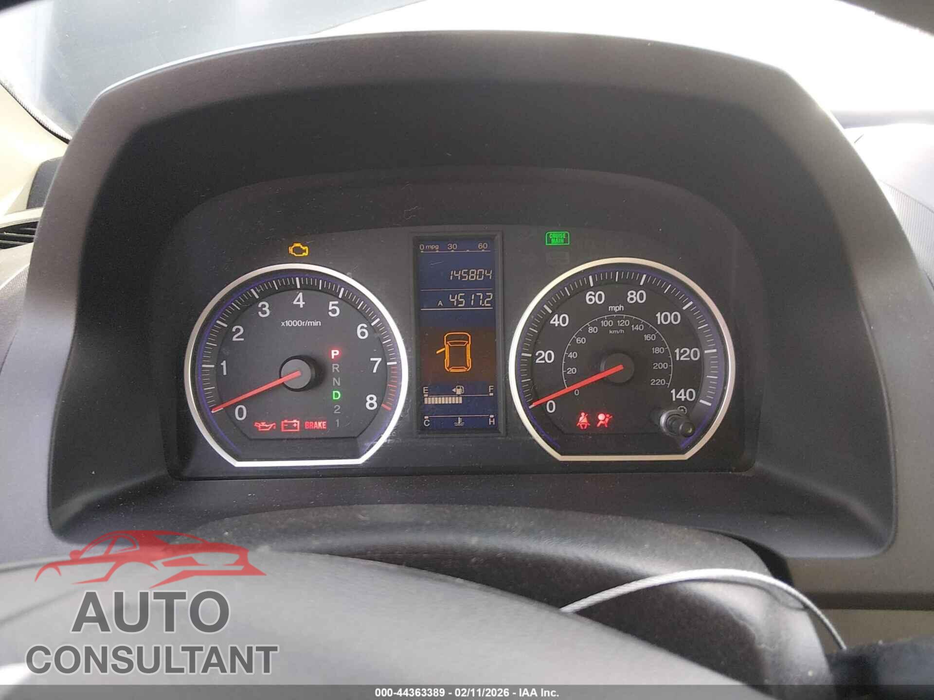 HONDA CR-V 2011 - 5J6RE4H38BL034908