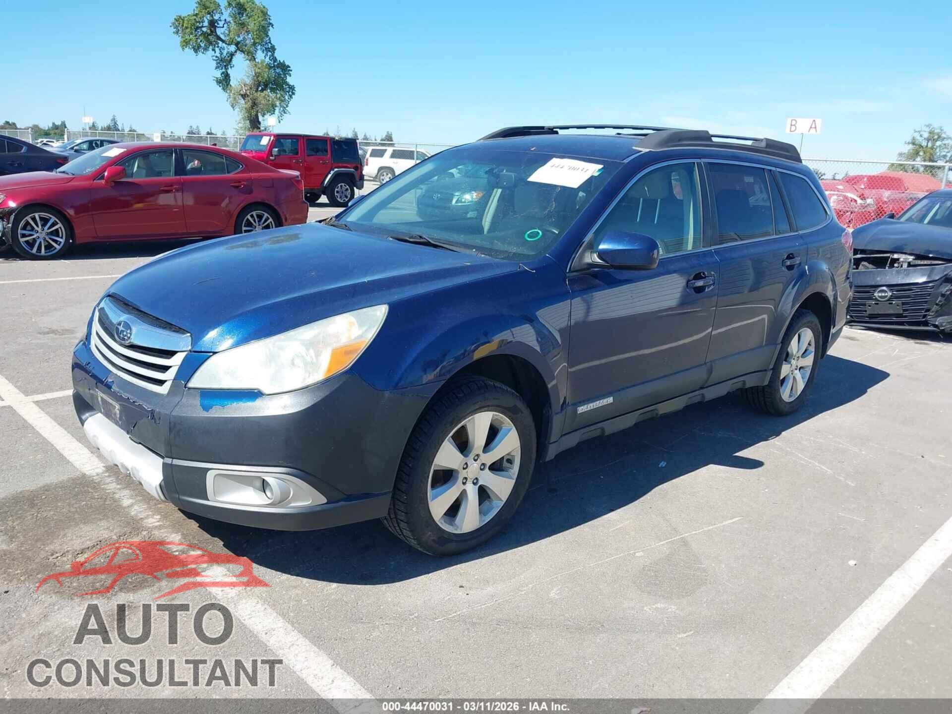 SUBARU OUTBACK 2011 - 4S4BRDJC8B2340384