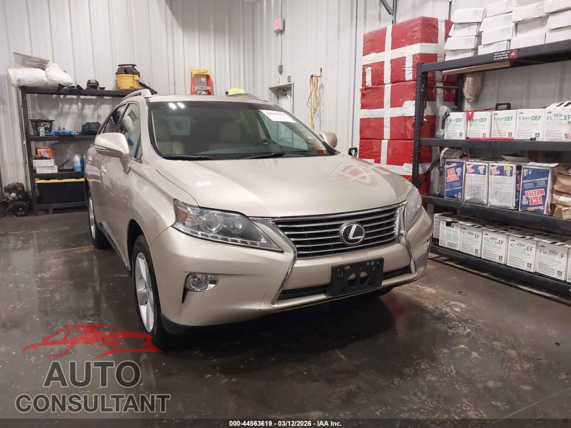 LEXUS RX 350 2013 - 2T2BK1BAXDC157640