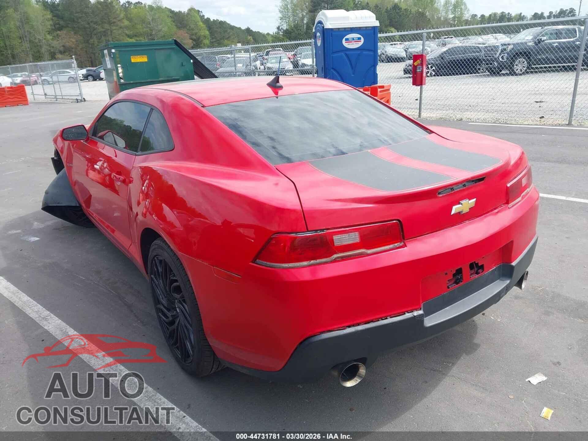 CHEVROLET CAMARO 2015 - 2G1FD1E36F9306294