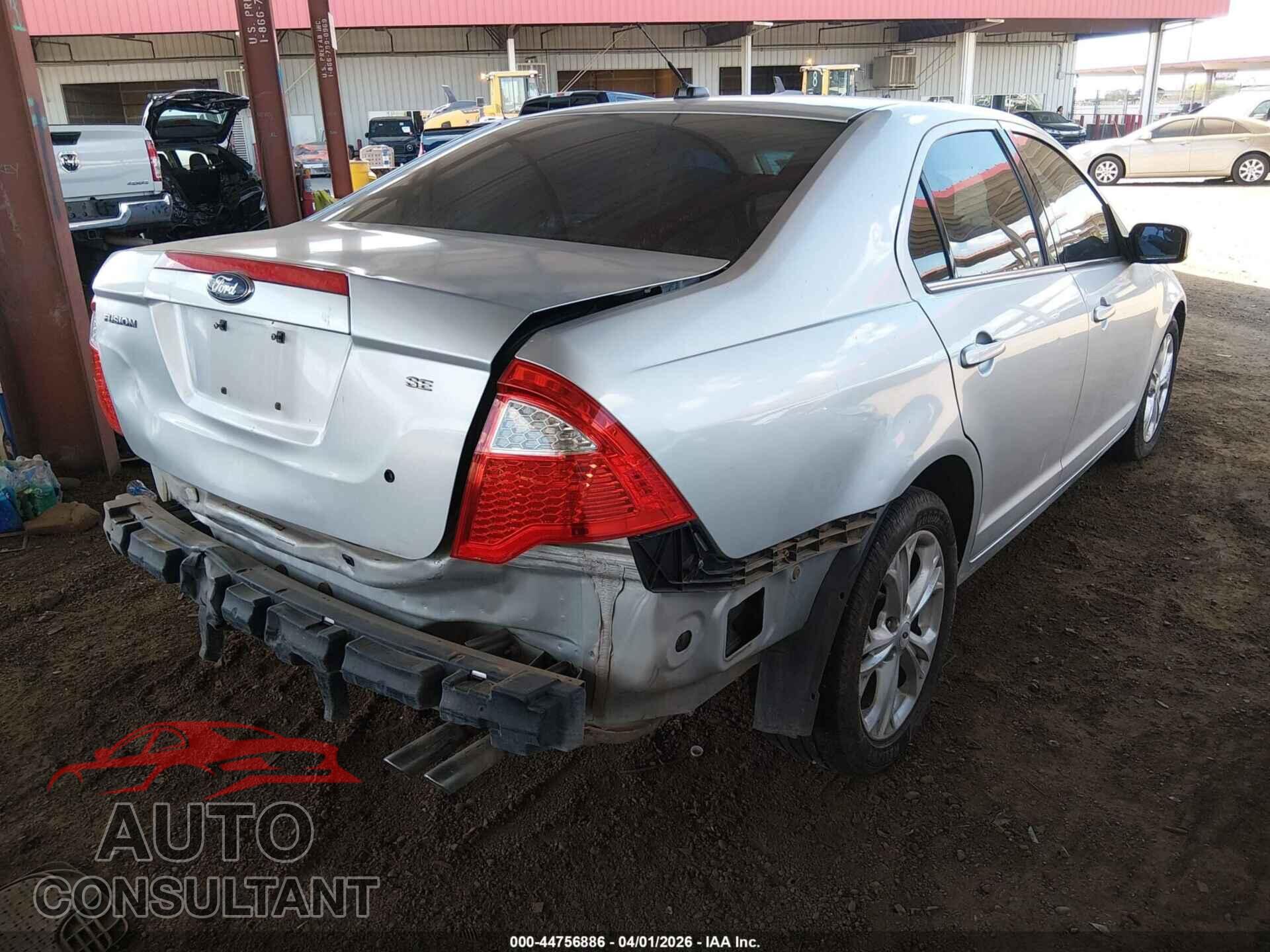 FORD FUSION 2012 - 3FAHP0HA8CR200436