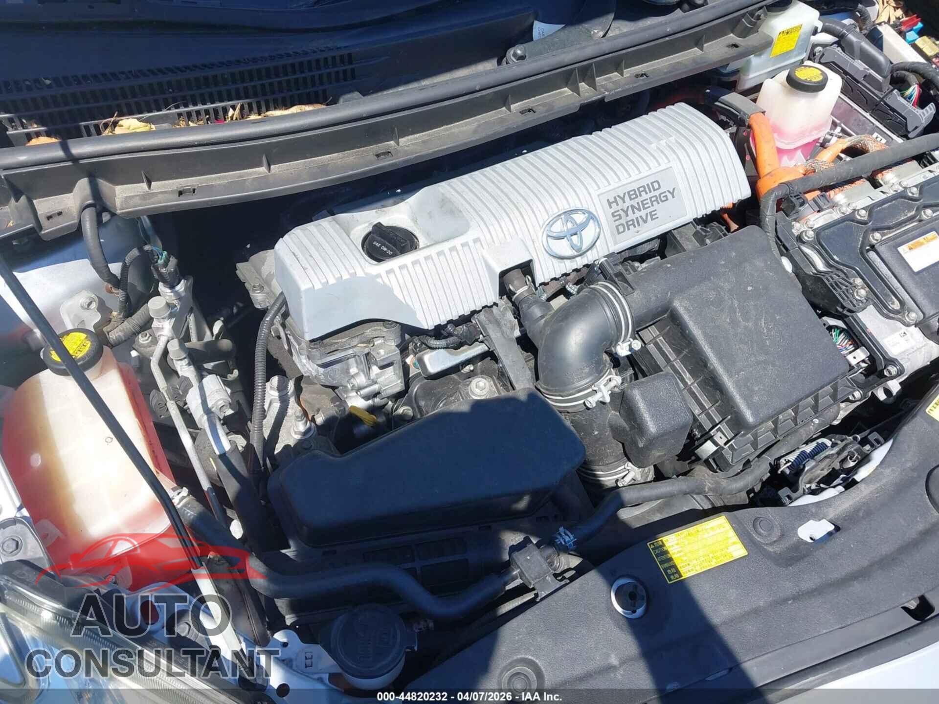 TOYOTA PRIUS 2013 - JTDKN3DU6D0356502