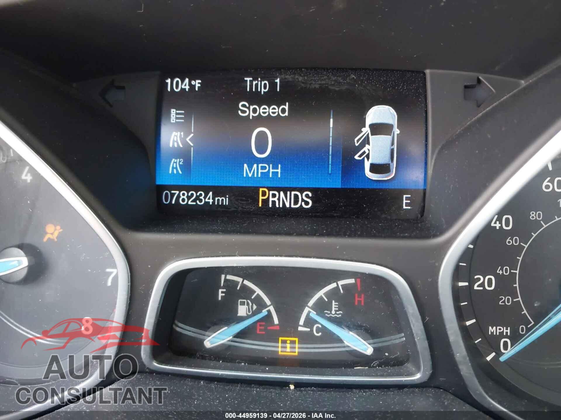 FORD FOCUS 2016 - 1FADP3F29GL393700