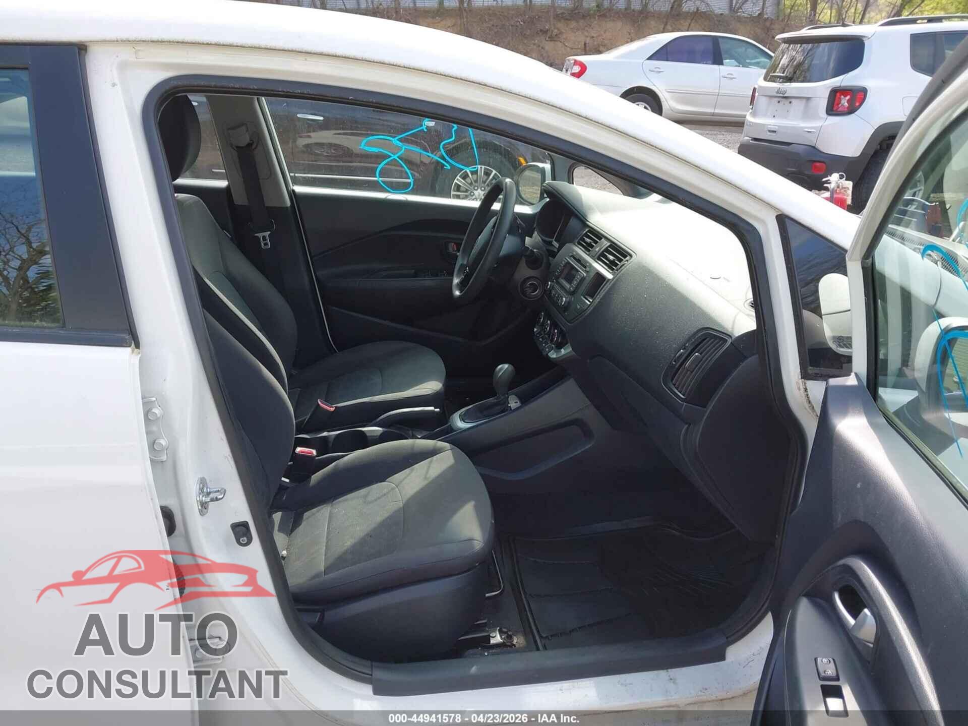 KIA RIO 2013 - KNADM5A38D6248153