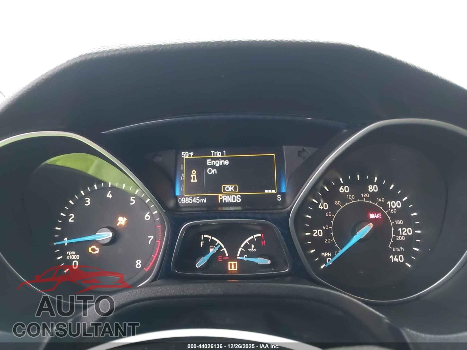 FORD FOCUS 2017 - 1FADP3FE5HL308332