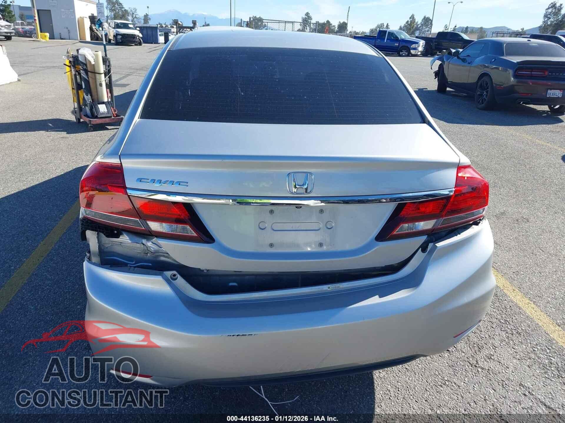 HONDA CIVIC 2013 - 19XFB2F59DE258694