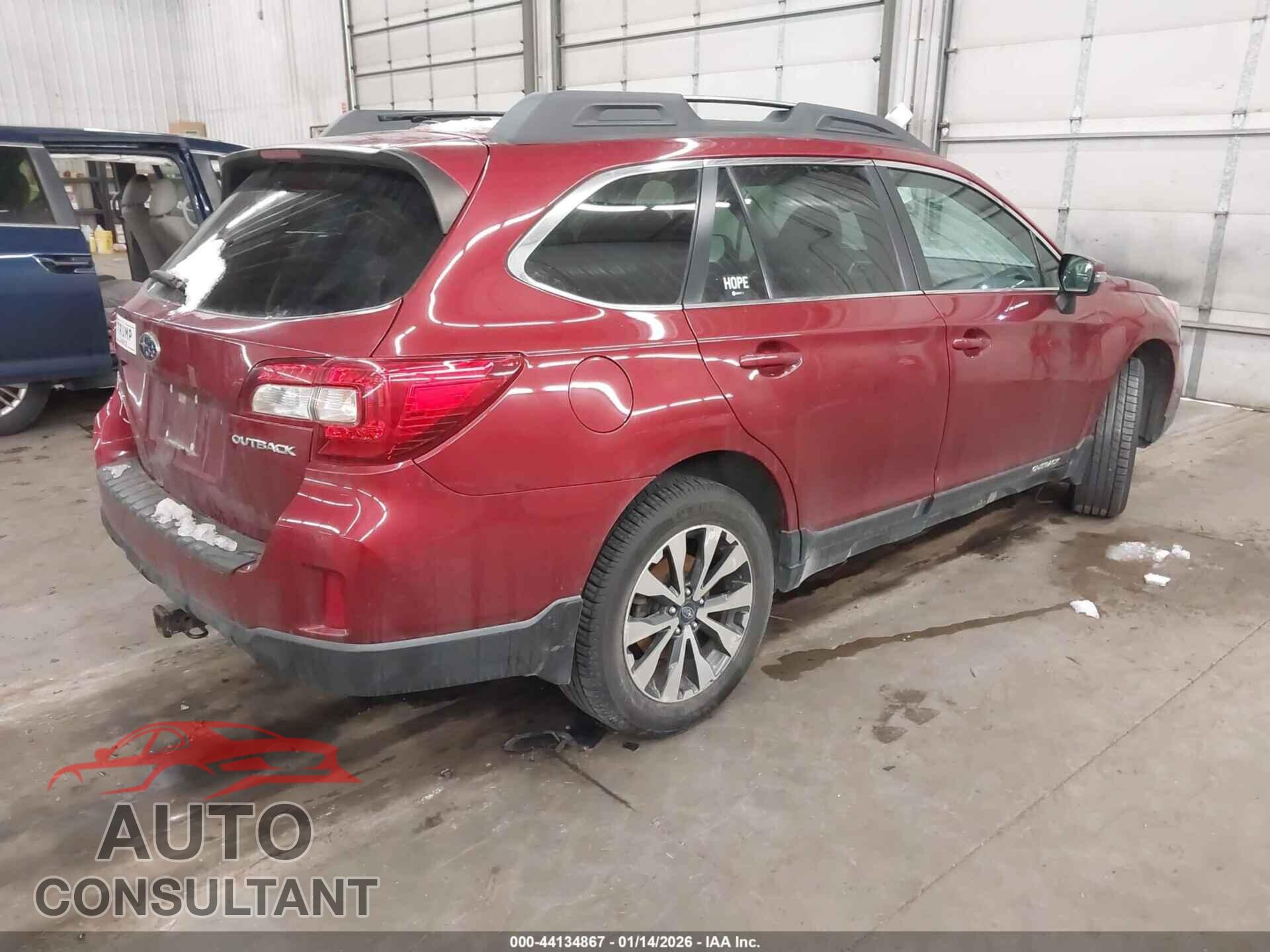 SUBARU OUTBACK 2015 - 4S4BSBNC9F3257274