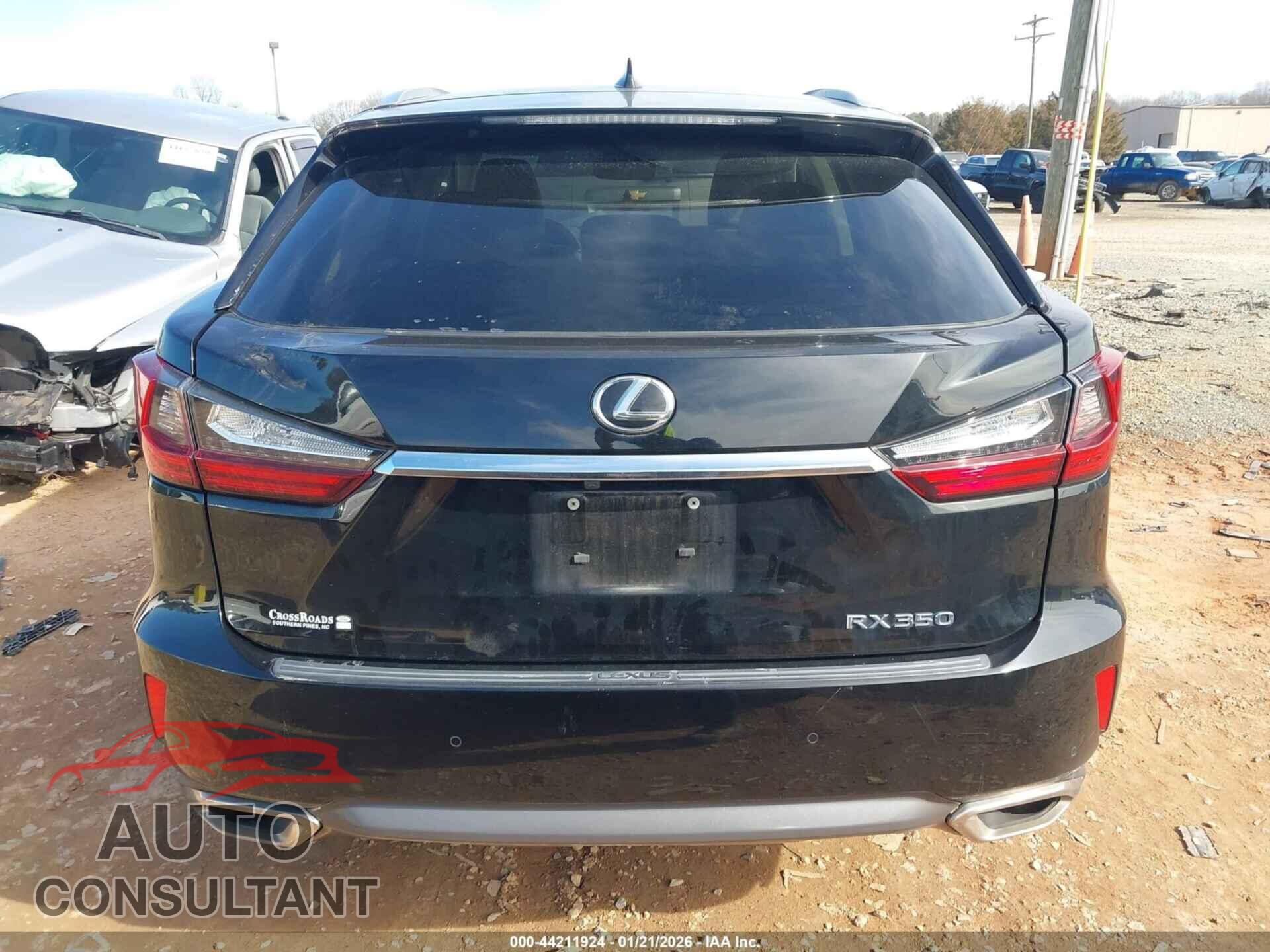 LEXUS RX 350 2016 - 2T2ZZMCA2GC010081
