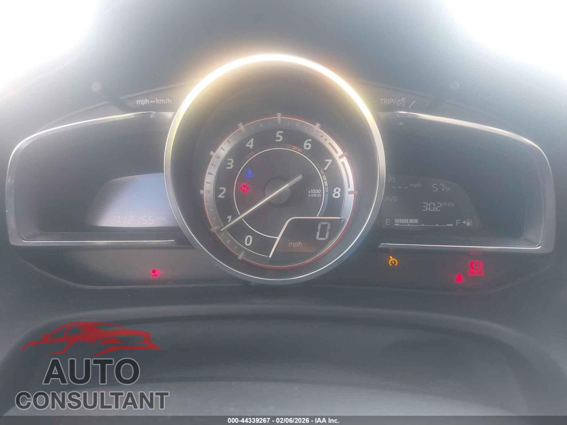 MAZDA MAZDA3 2015 - JM1BM1L33F1250067
