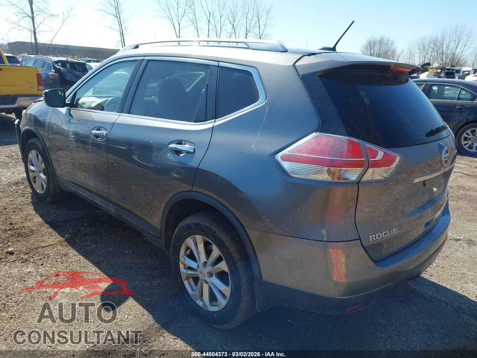 NISSAN ROGUE 2016 - KNMAT2MV8GP694547