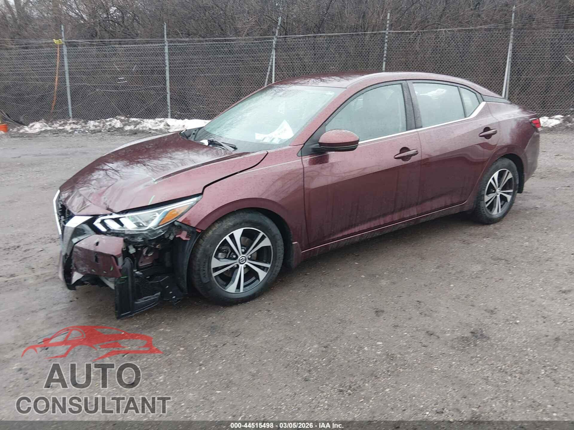 NISSAN SENTRA 2020 - 3N1AB8CV6LY286602