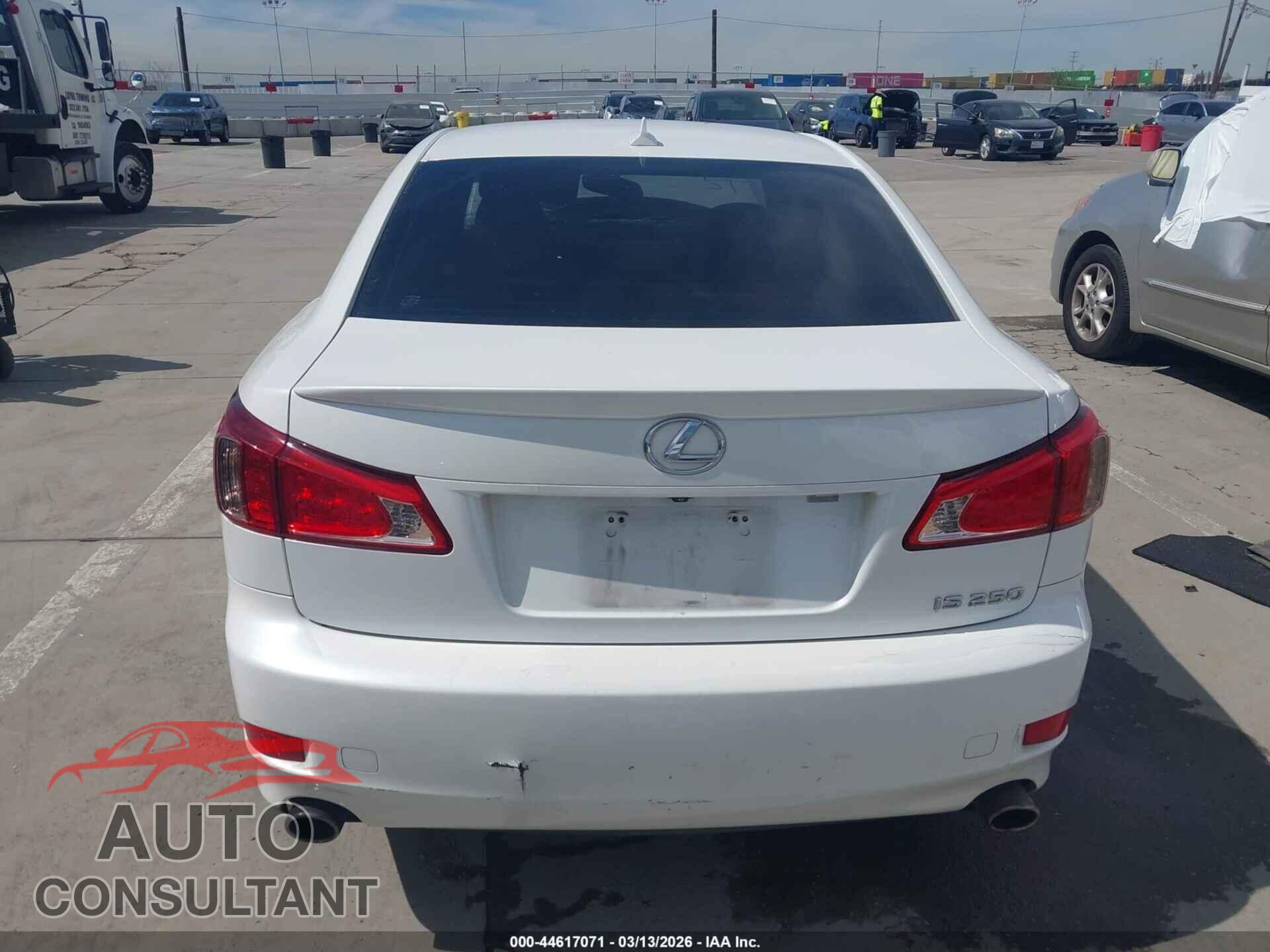 LEXUS IS 250 2012 - JTHBF5C25C5184293