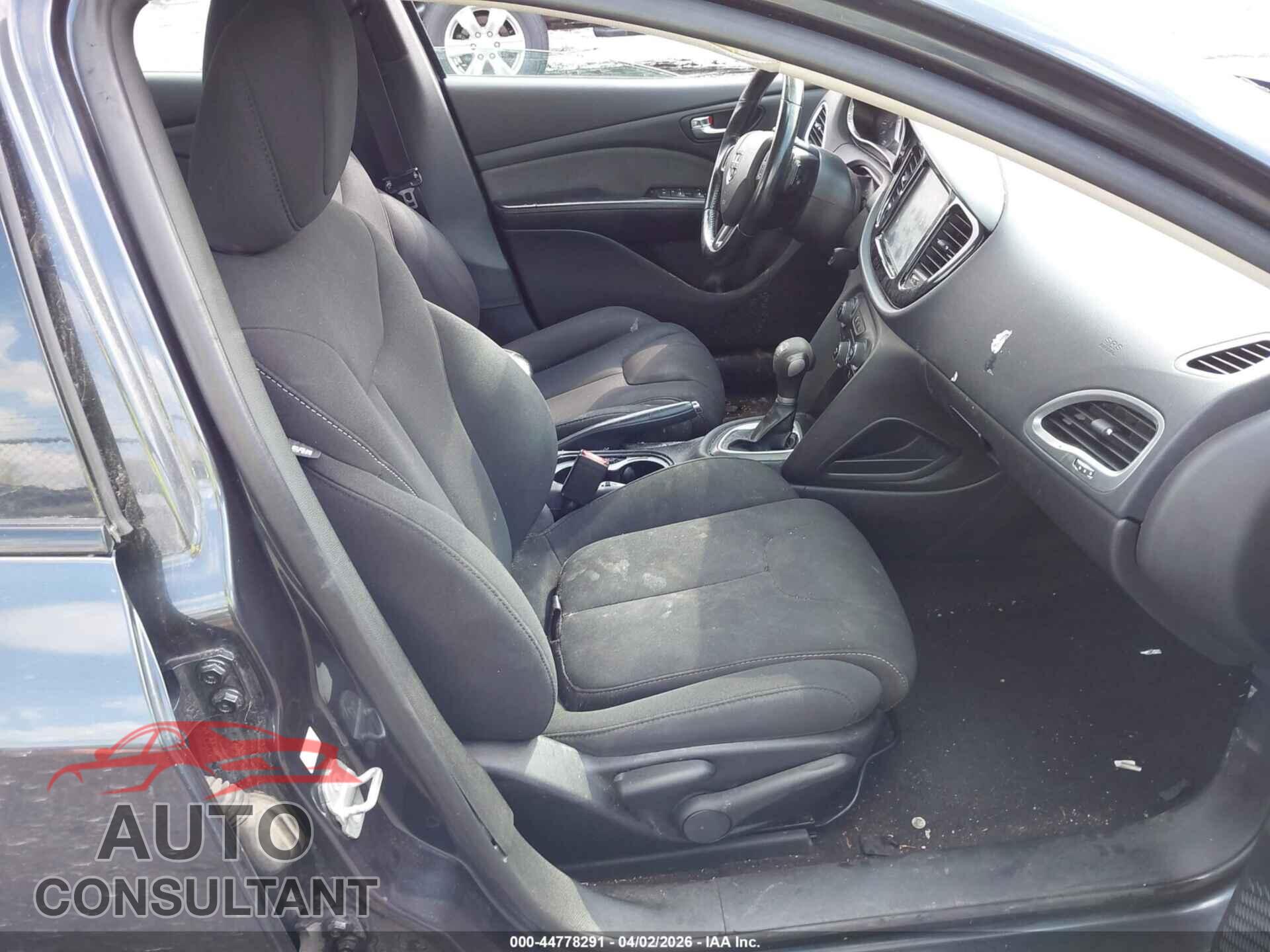 DODGE DART 2013 - 1C3CDFBA4DD345612