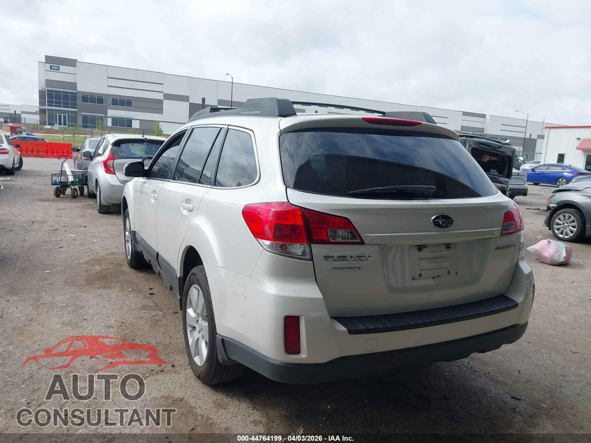 SUBARU OUTBACK 2010 - 4S4BRCBC3A3385010