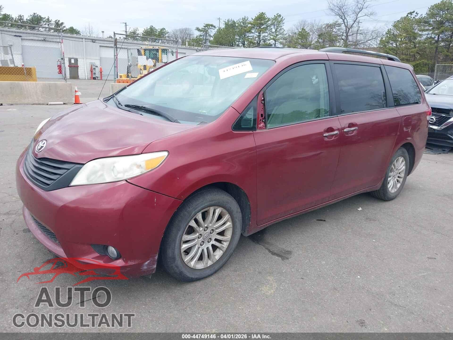 TOYOTA SIENNA 2012 - 5TDYK3DC1CS266812