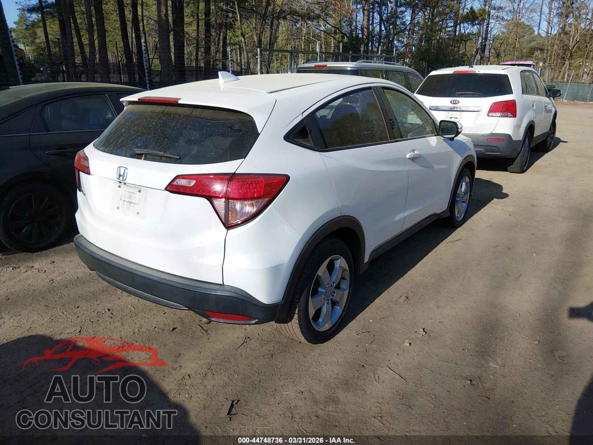 HONDA HR-V 2016 - 3CZRU5H58GM710709