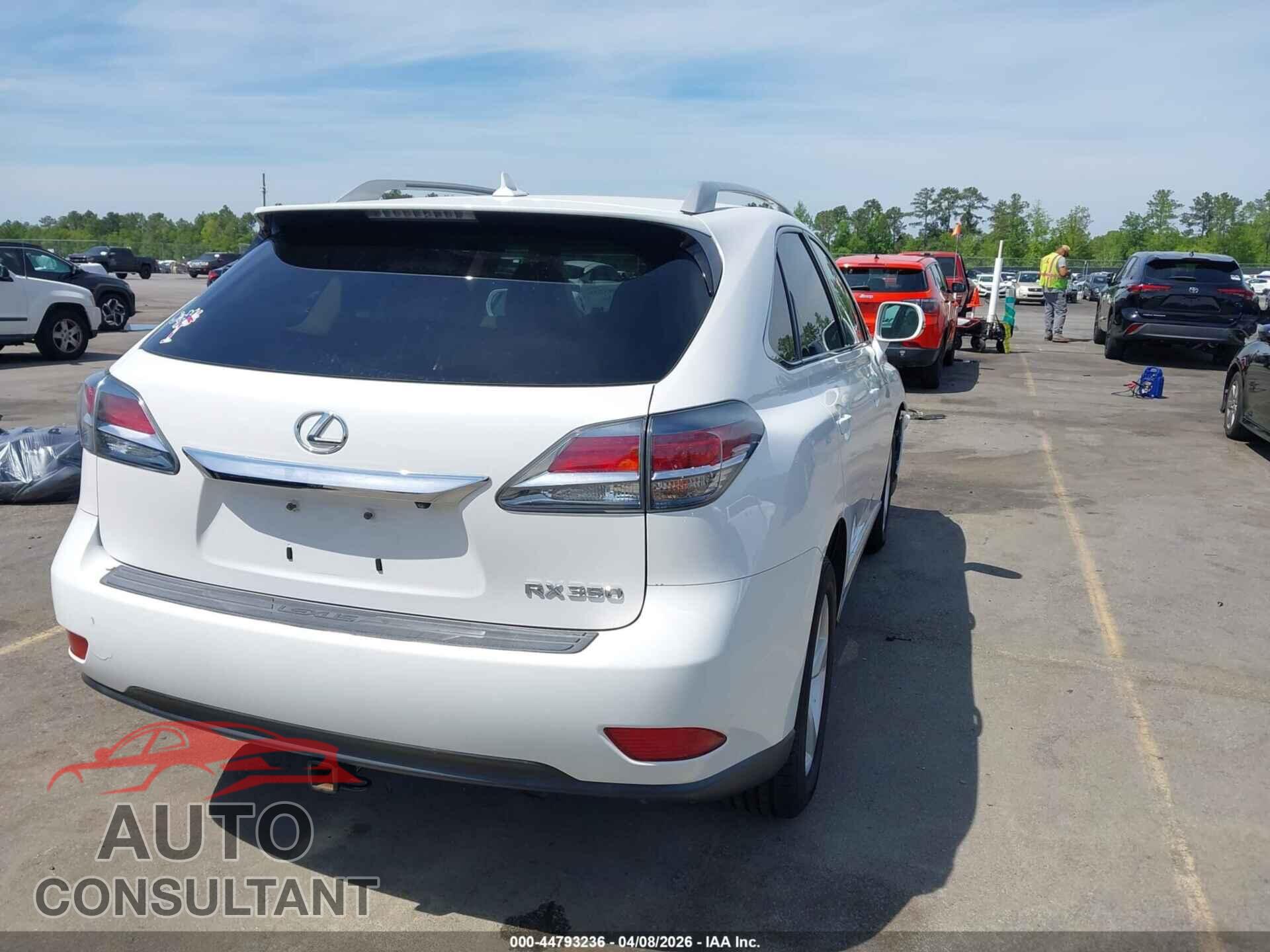 LEXUS RX 350 2013 - 2T2ZK1BA8DC098845