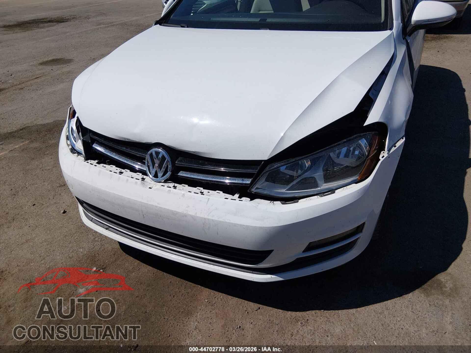 VOLKSWAGEN GOLF 2017 - 3VW217AU4HM042256