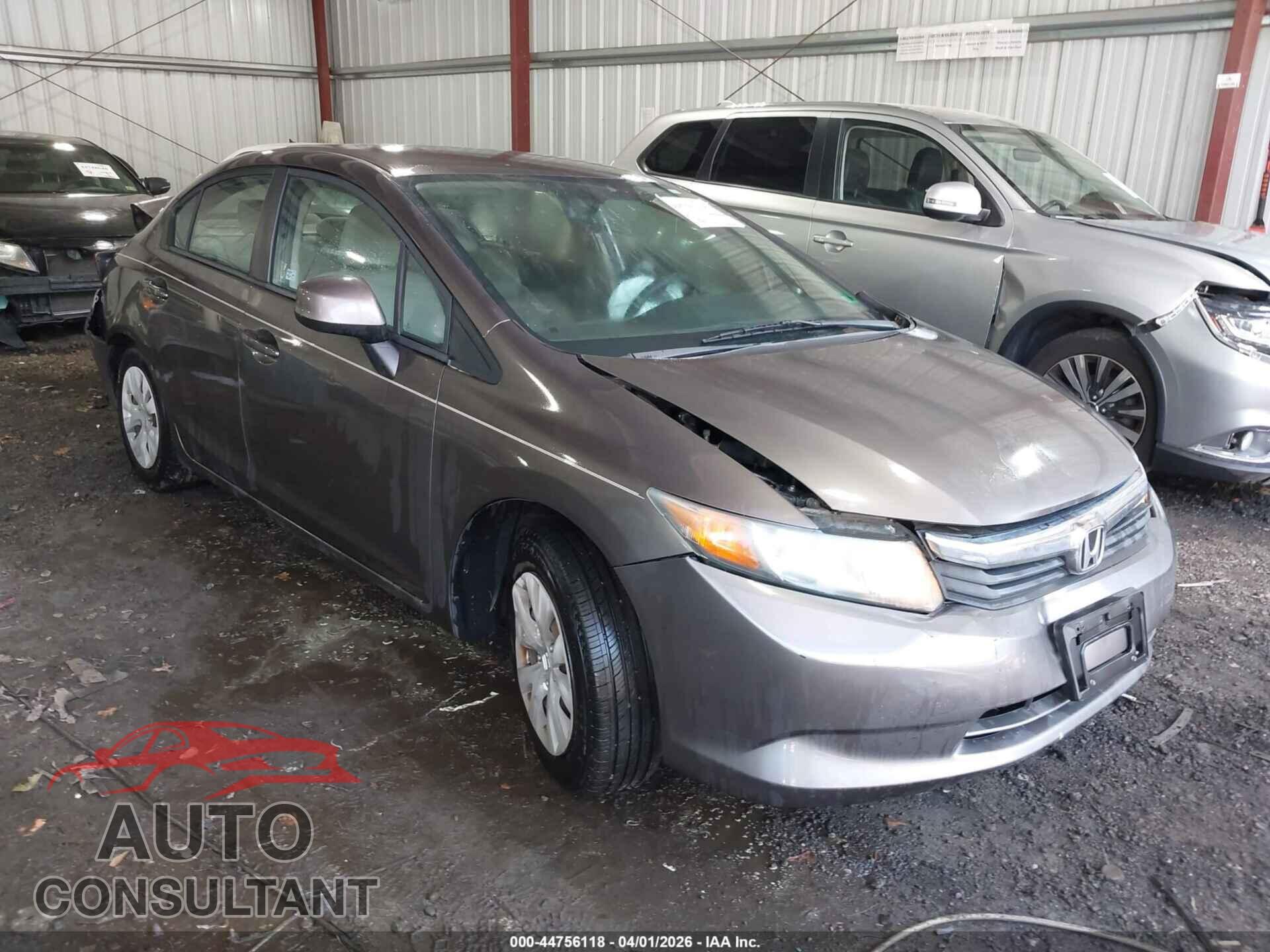 HONDA CIVIC 2012 - 19XFB2F58CE109420