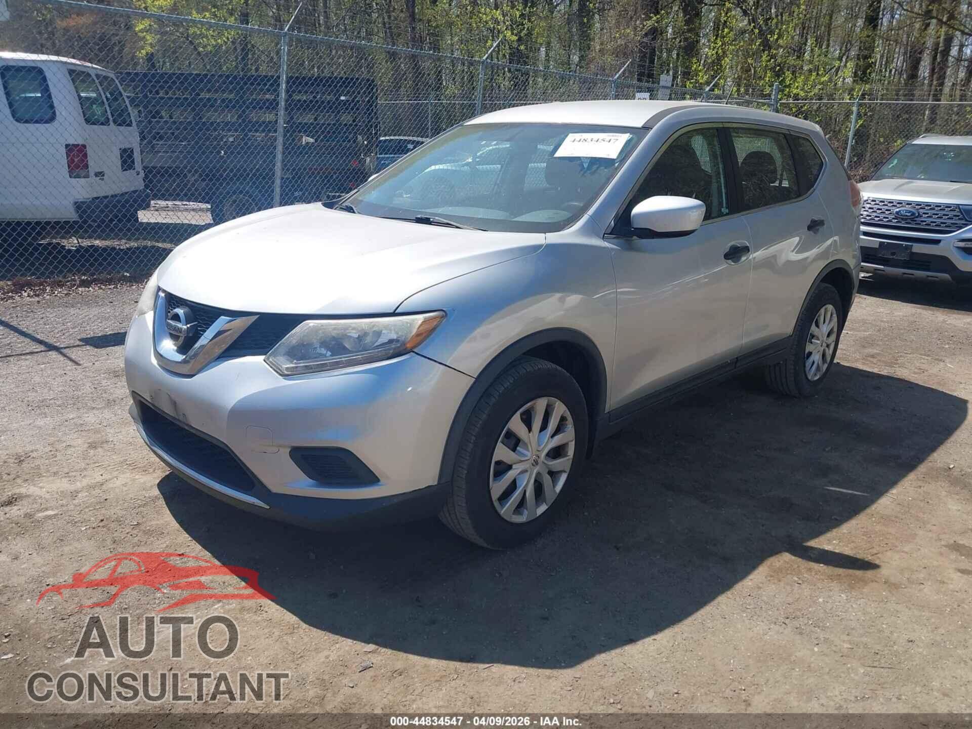 NISSAN ROGUE 2016 - KNMAT2MV3GP623871