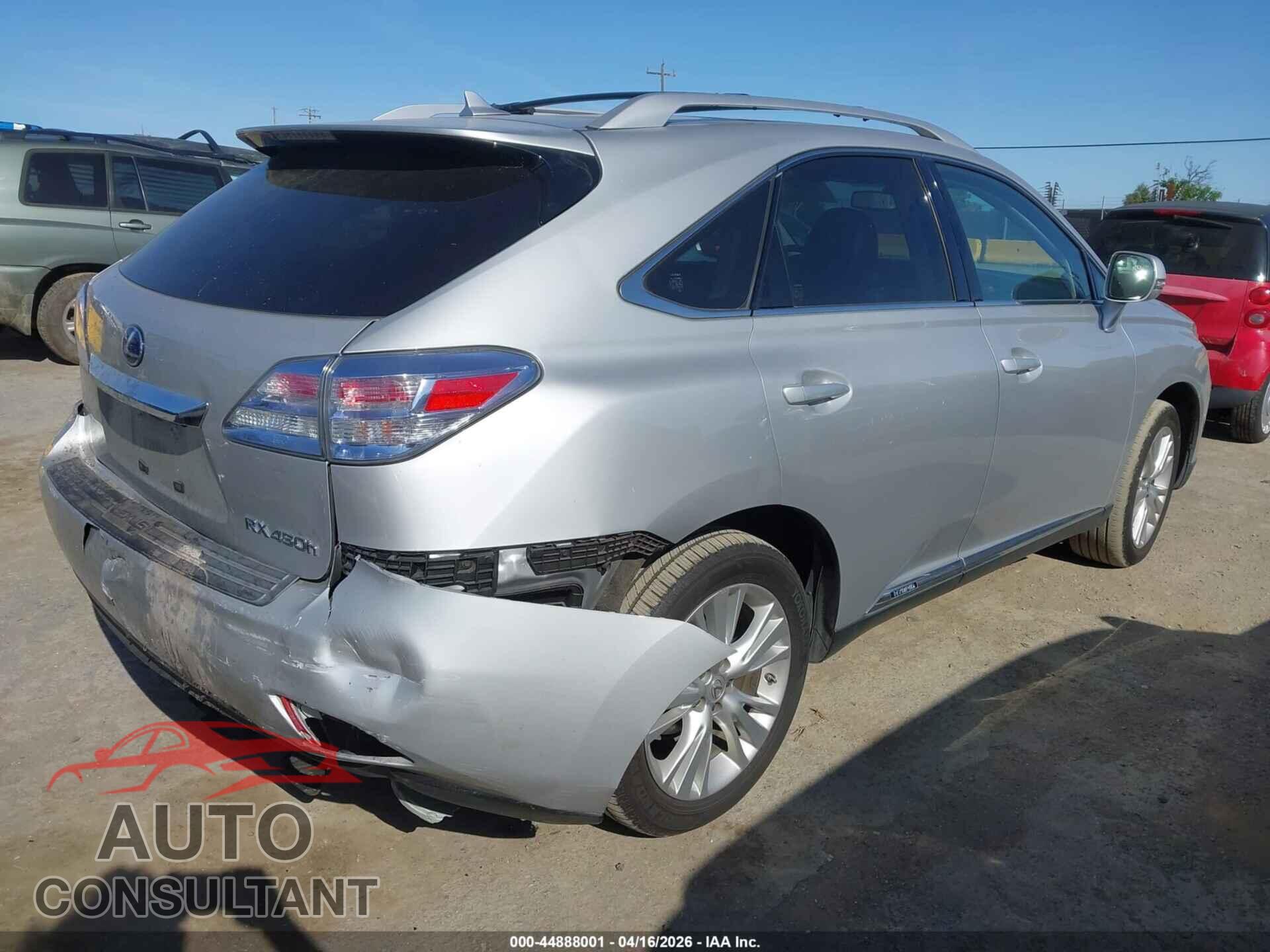 LEXUS RX 450H 2010 - JTJBC1BA0A2006461