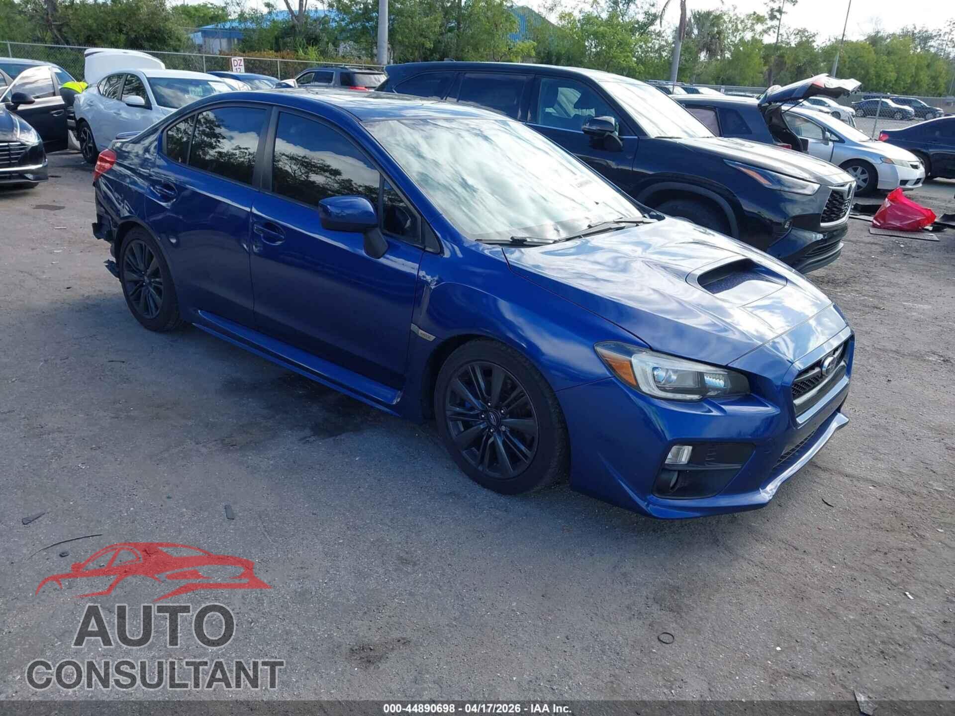 SUBARU WRX 2015 - JF1VA1G69F8832942