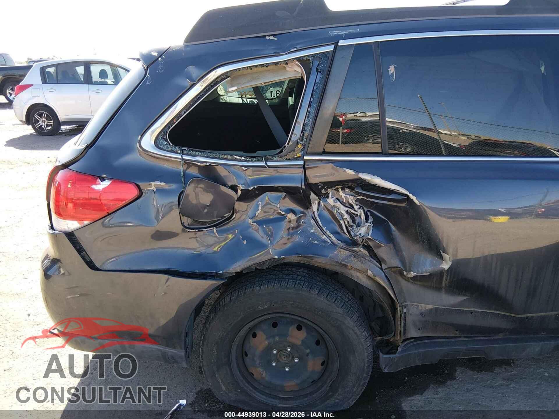 SUBARU OUTBACK 2011 - 4S4BRBAC7B3366876