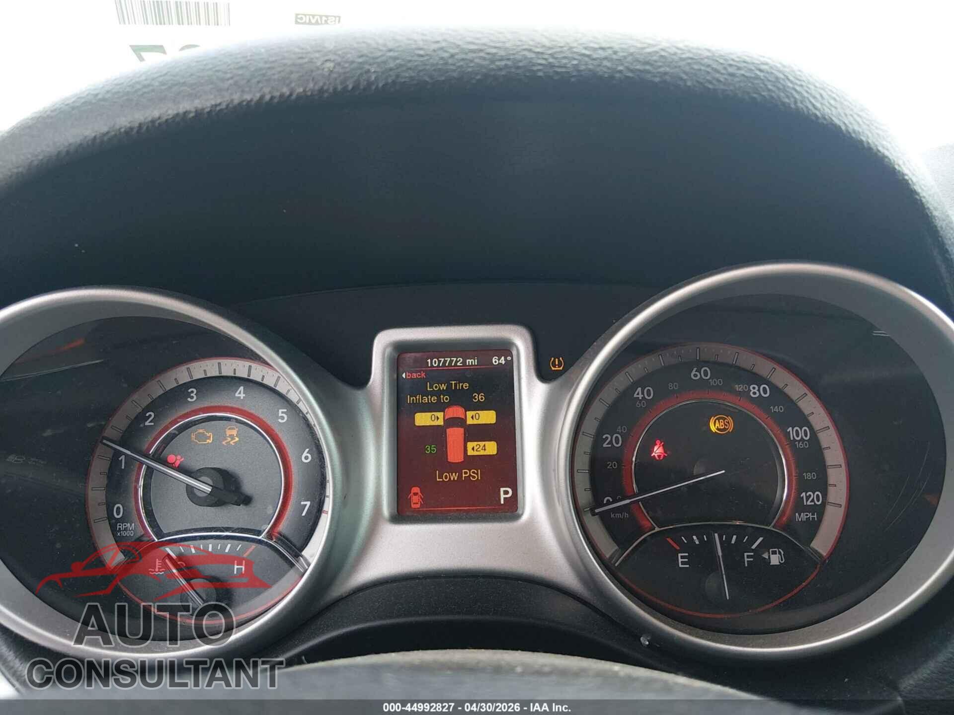 DODGE JOURNEY 2018 - 3C4PDCAB4JT229726