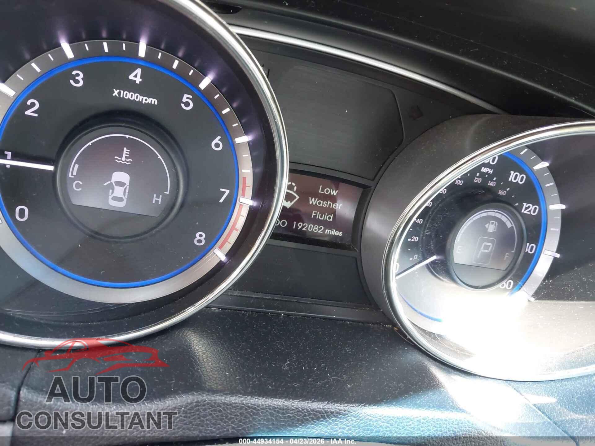 HYUNDAI SONATA 2012 - 5NPEC4AC6CH336577