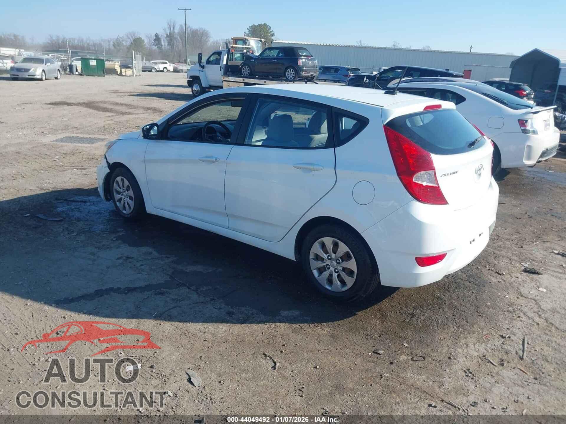 HYUNDAI ACCENT 2016 - KMHCT5AE2GU251998