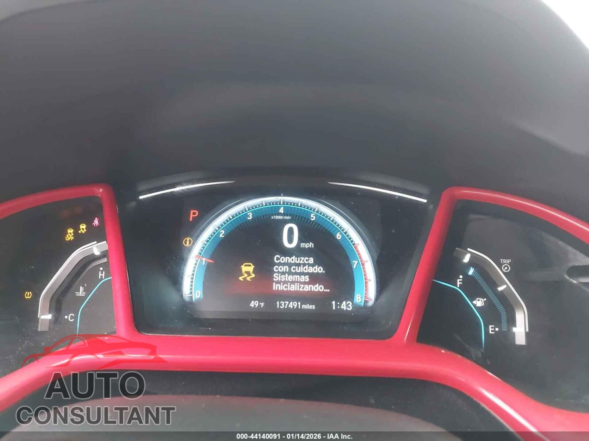 HONDA CIVIC 2016 - 19XFC1F36GE223234