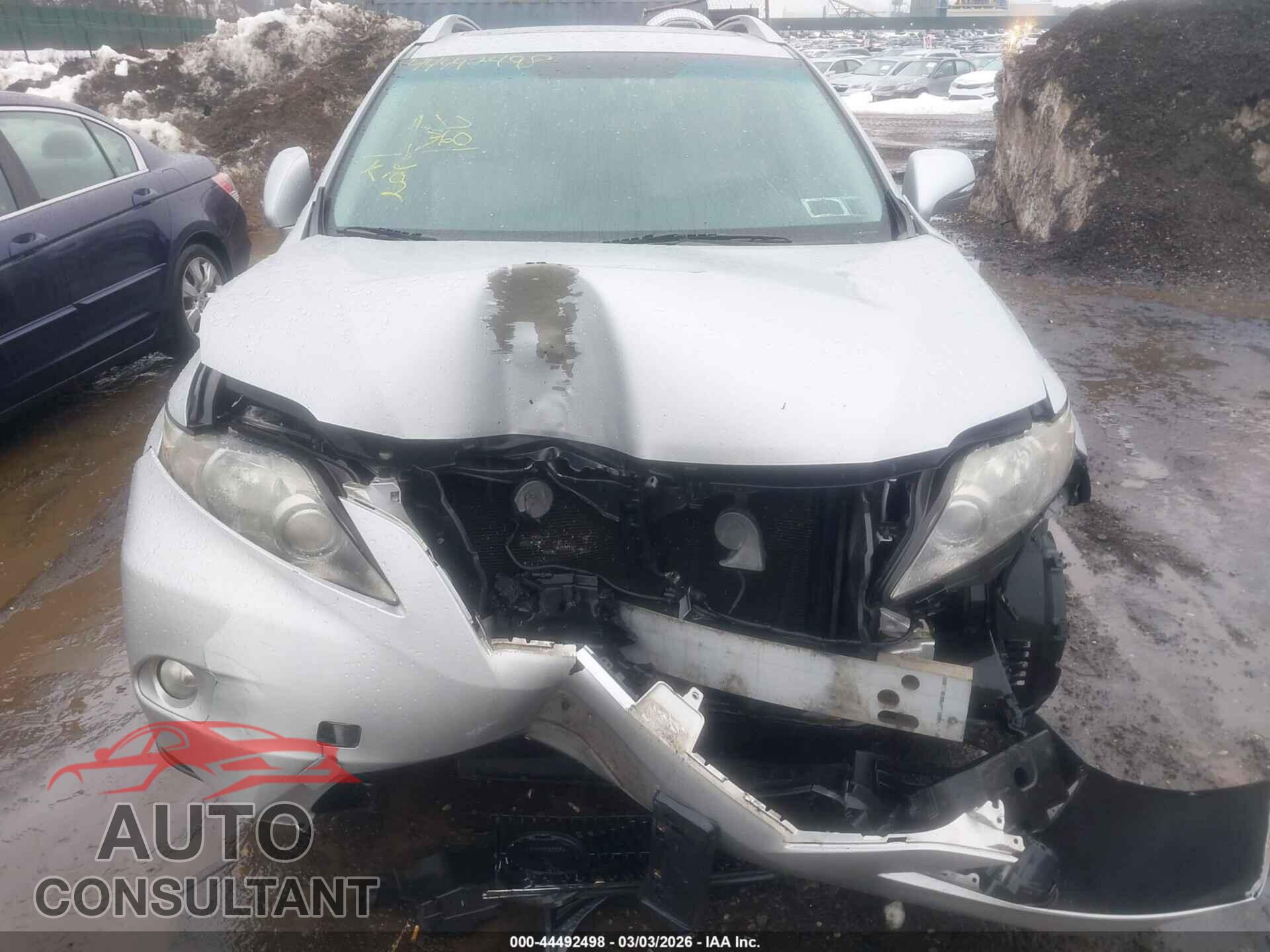 LEXUS RX 350 2010 - 2T2BK1BA9AC031880