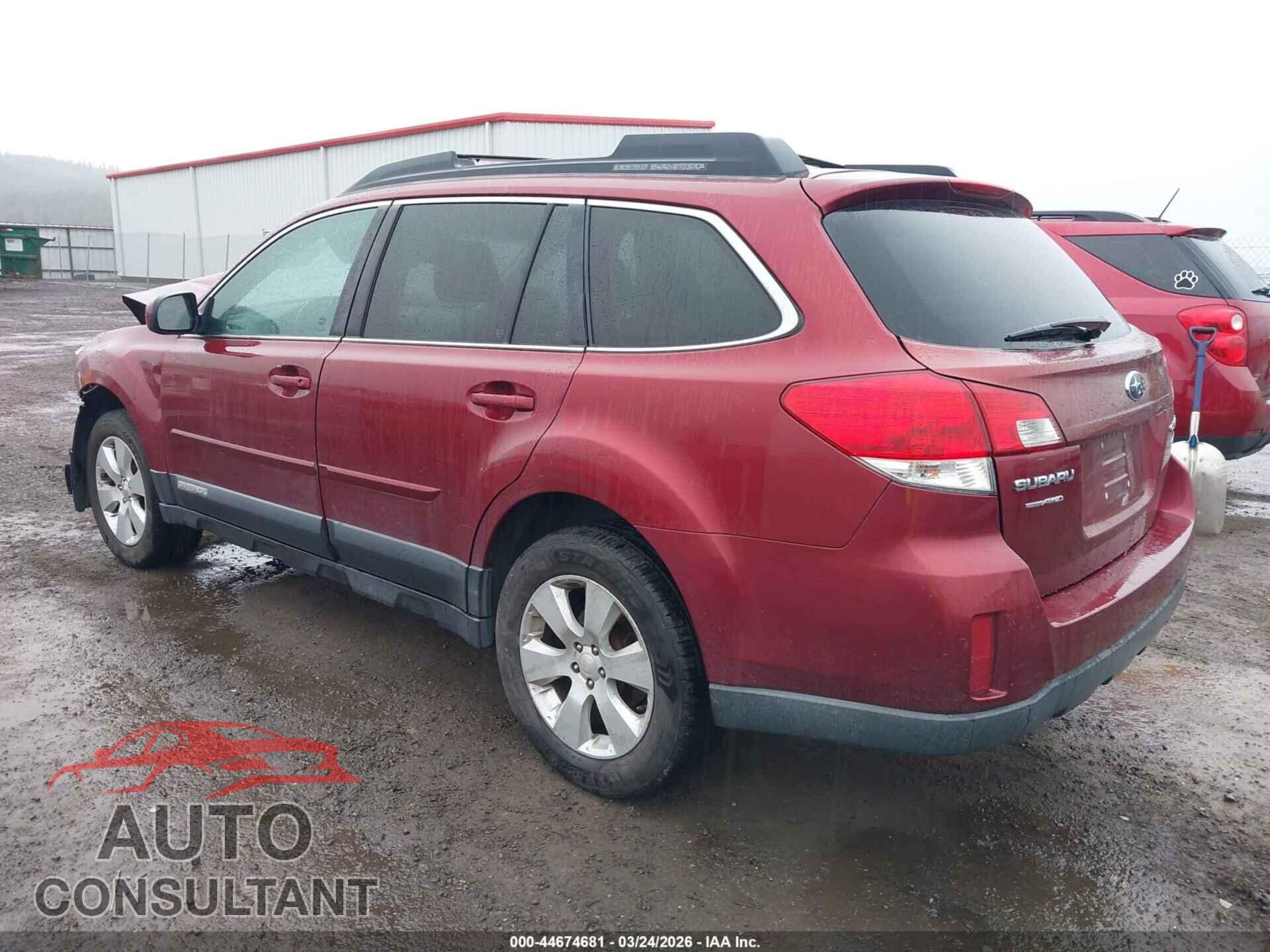 SUBARU OUTBACK 2012 - 4S4BRBCC9C3202978