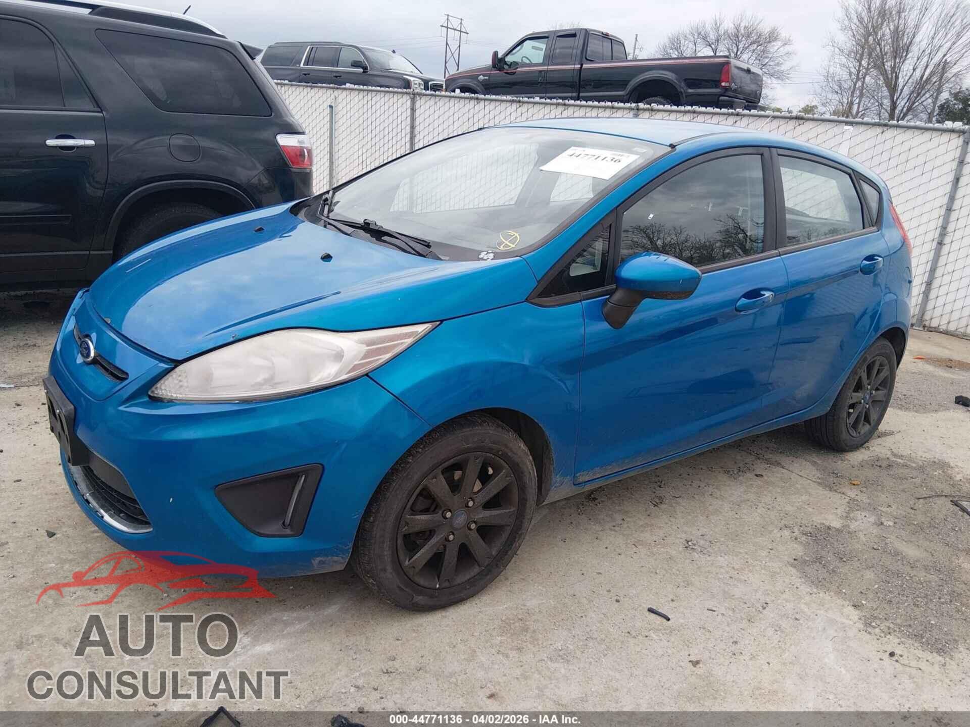 FORD FIESTA 2012 - 3FADP4EJ8CM106354